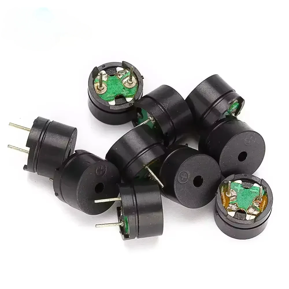 10pcs 12085 패시브 버저 3V 5V 9V 12V 일반 사용 미니 피에조 버저 키트 12MMx8.5MM 42R 저항, Arduino 용
