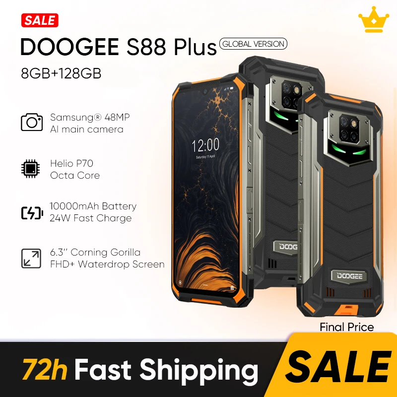 Купить Смартфон Doogee S88 Plus
