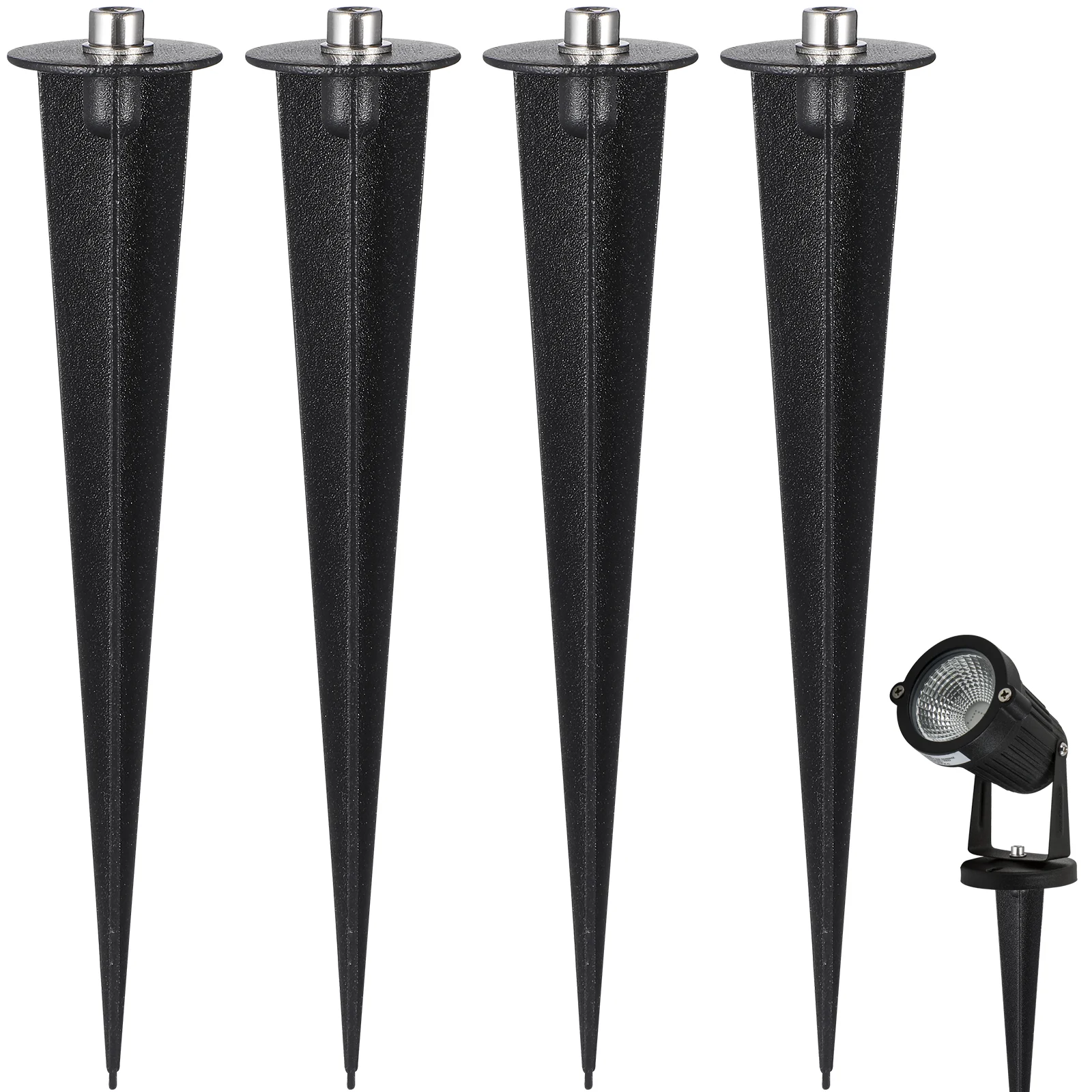 

Light Stake Spikes Lights Ground Spike Stake Garden Lamp Spike Flood Lamps Lighting Pathway Bracket For Outdoor Yard
