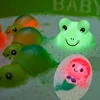Funny Children Water Flashing Floating Frog Turtle Water Toys Kids Automatic Led Lighting Up Animals Bath Toys Baby Toy Gifts 5