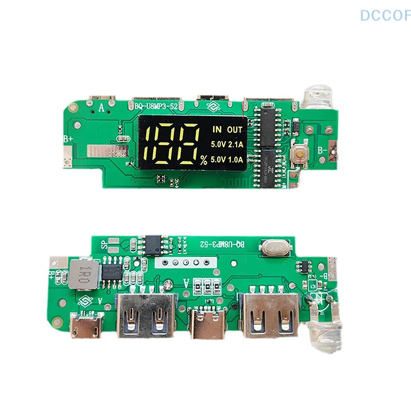 Bluetooth Mini Audio System 3.3V-5V Integrated Power Bank Lifting Plate Mobile Power Motherboard 3W-5W Amplifier Board