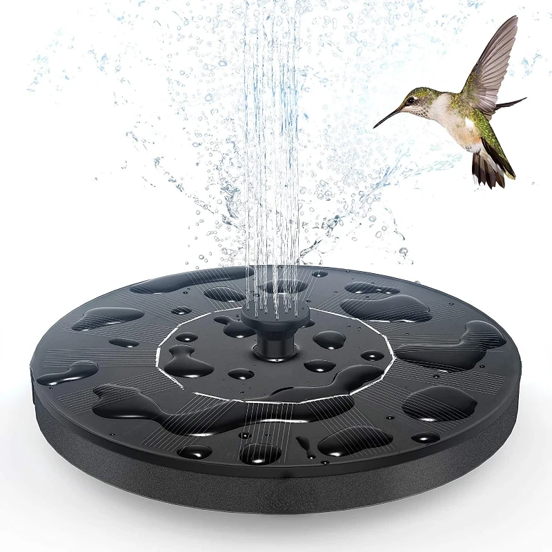 Mini Solar Water Fountain Pool Pond Waterfall Fountain Garden Decoration Outdoor Bird Bath Solar Powered Floating Water solar fountain