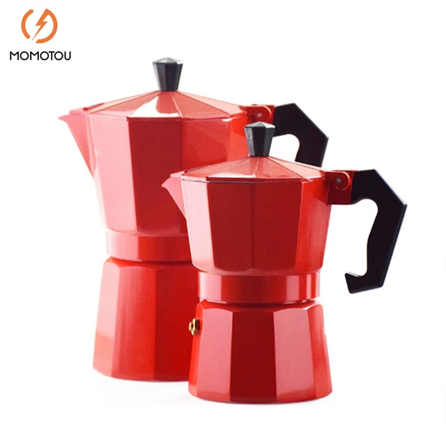 150/300ML Coffee Maker Aluminum Mocha Espresso Percolator Pot Coffee Maker  Moka Pot Espresso Shot Maker Espresso Machine - AliExpress