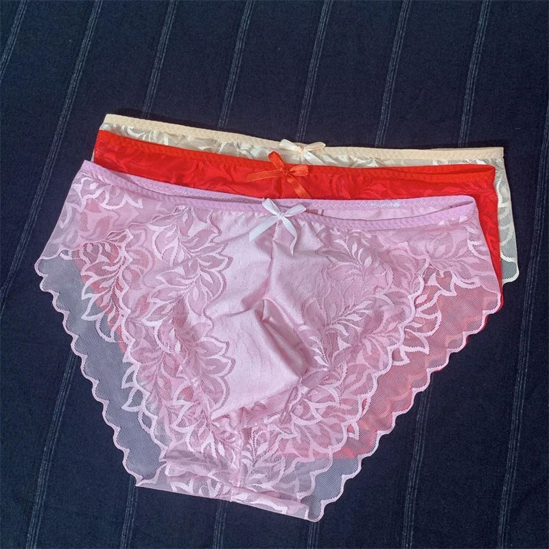 Nuova biancheria intima da uomo per adulti 18+, lingerie sexy in pizzo, slip da uomo con ampio scomparto, tanga giapponese senza cuciture con fiocco, calzoncillos hombre.