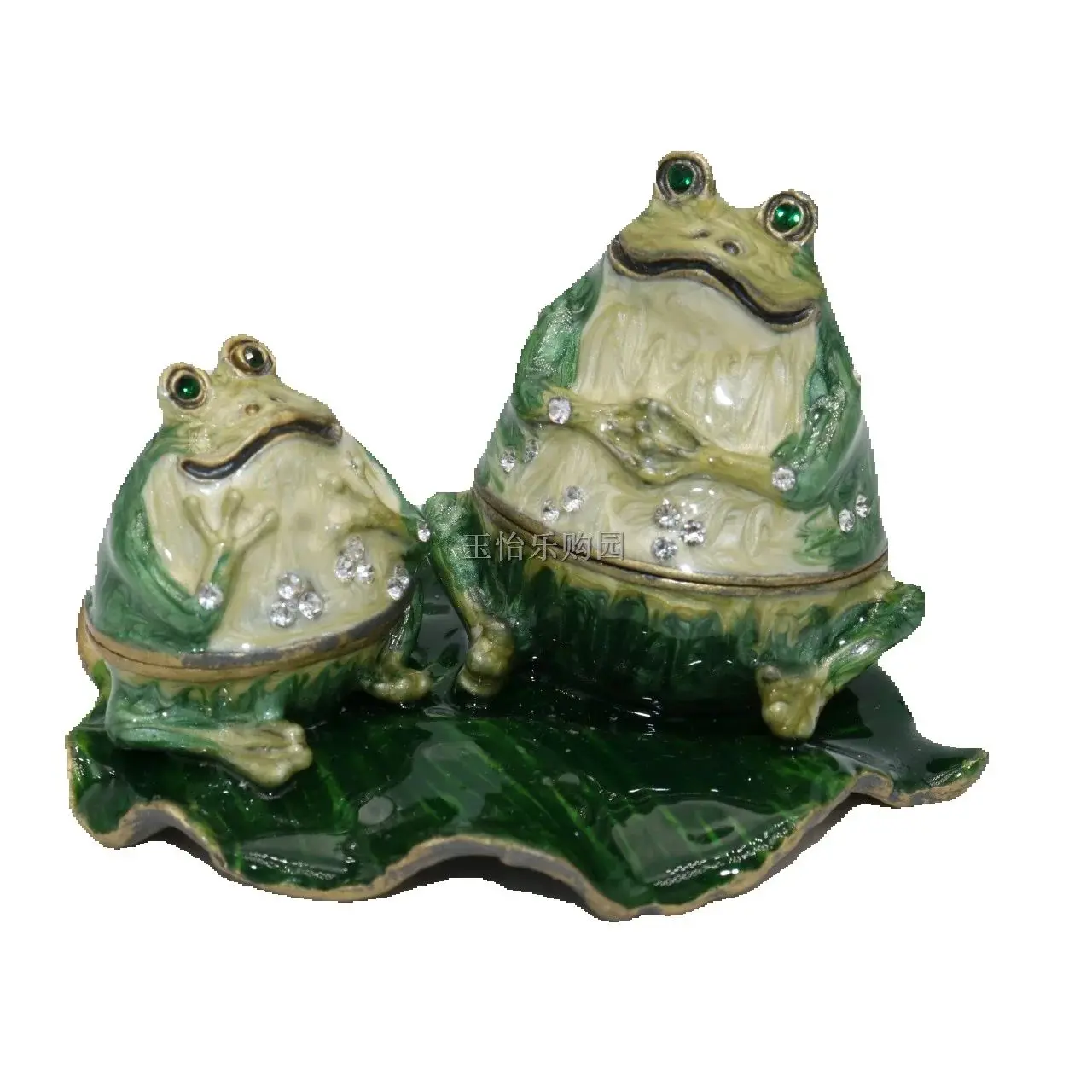 Shengbeifan Americastyle Frosch Metallhandwerk, Ornamente, Mini-Schmuckkästchen, Schmuckschatulle, Heimdekoration, Thekendekoration