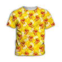 

PLstar Cosmos 3d Printed Cartoon T-Shirt Kids Boys For Girls Short-Sleeve Top Funny Tees Casual Children Wear Style-3
