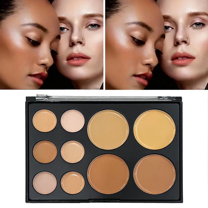 Concealer Palette Cream Waterproof Cover Dark Circles Bronzer Facial Color Corrector Lasting Contouring Face Makeup Cosmetics