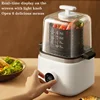 1000W Portable Air Fryer 2L Capacity Visible Household Transparent Visible Air Fryer Led Touch Screen Panel Air Fryer 4