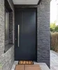 DS American modern style front security door long handle pivot door high standard security entrance door 4