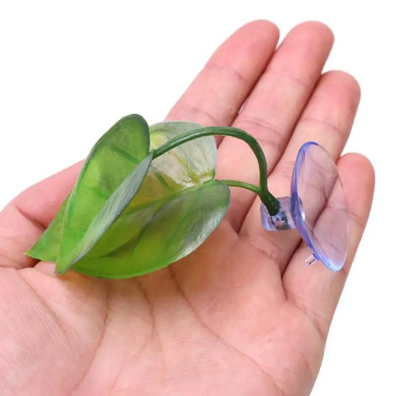 Aquatic Plants Beta Leaf Bed Fish Resting Leaf Betta Hammock Tank Decorations Accessories