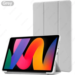 Slim Leather Protective Magnetic Case with Stand and Auto Sleep/Wake (Grey)