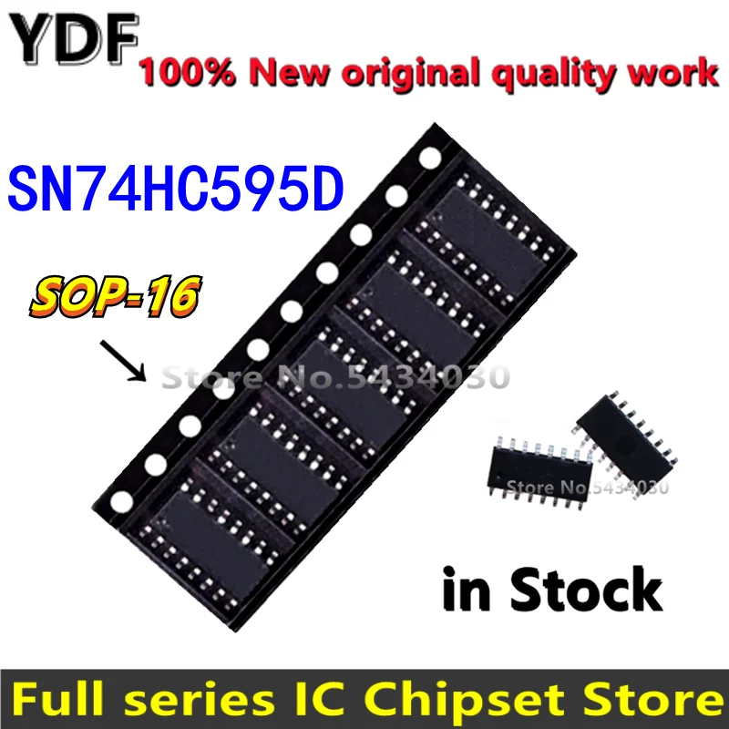 5 X SN74HC595 SOP16 8-Bit Shift Register IC 74HC595D Surface Mount SMD 3 State E - Foto 6