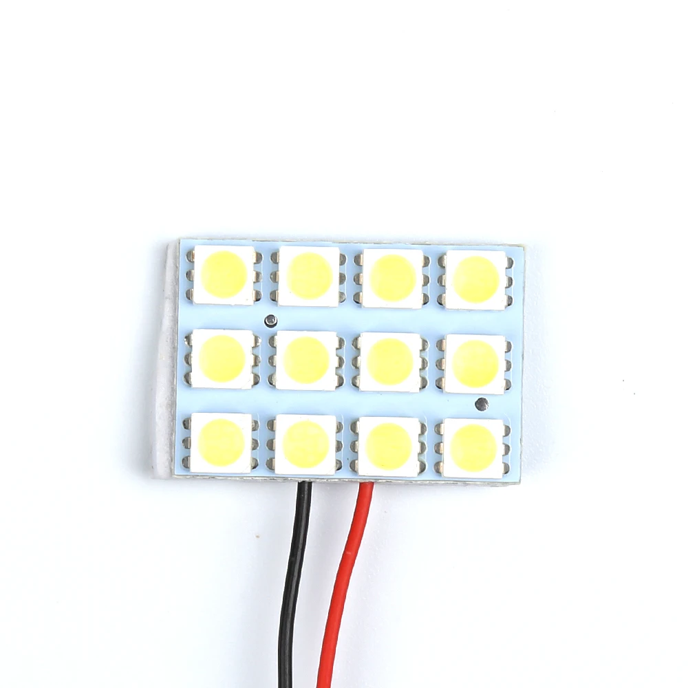 5050 12 SMD Canbus Ceramic LED Dome Light Car Interior Led Light