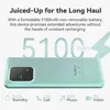 Cubot A1, Smartphone Android 13, Octa-core, 8GB RAM (4GB+4GB), 128GB ROM, 6.56'' HD+ Screen, 13MP Camera, 5100mAh, Face ID Phone 5