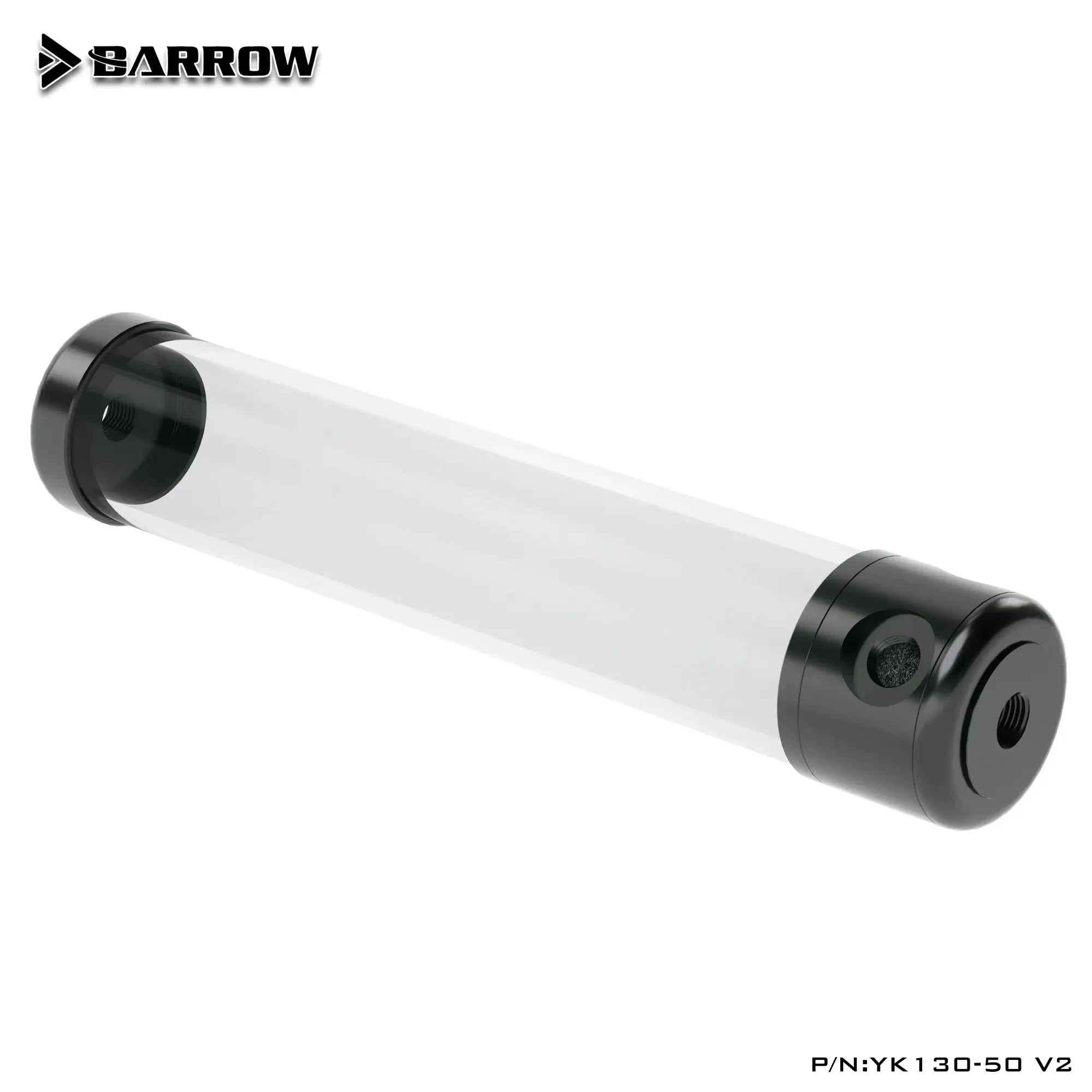 Tanque de Água do Carrinho de Mão-acrílico 50 mm Diâmetro 130 mm 180 mm 230 mm 280 mm para Sistemas de Refrigeração do pc - Imagem 4