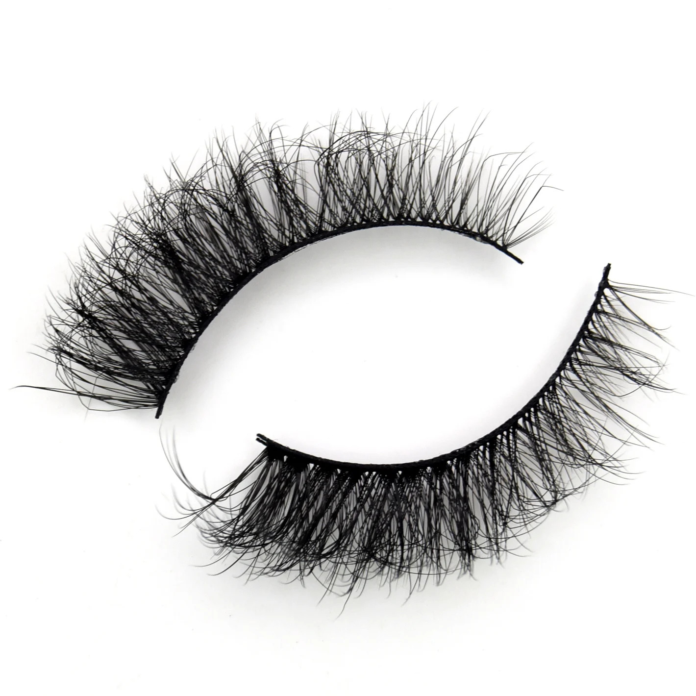 10 Pairs Faux Mink Eyelashes Handmade False Eyelashes Natural Nude Makeup Simulation Cross Messy Eye 3D Curly fake eyelashes false eyelashes