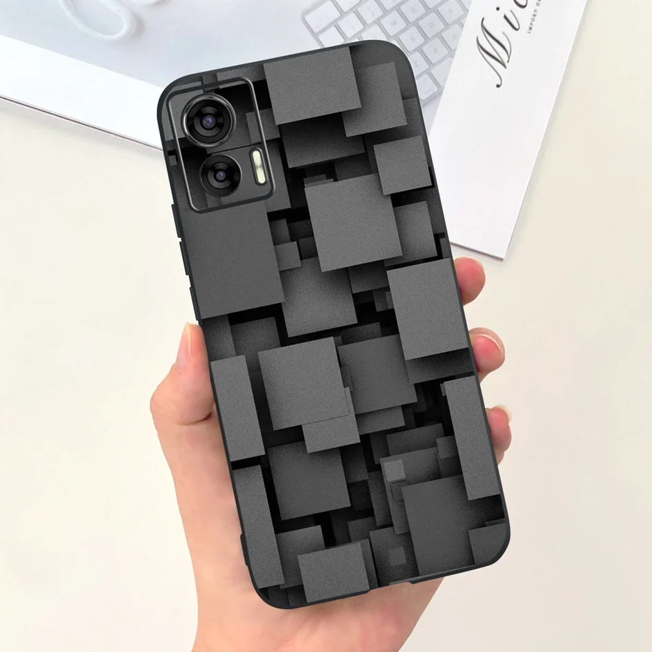 Cute Cartoon Tulip Shockproof TPU Phone Case - Anti-Fall Bumper Cover