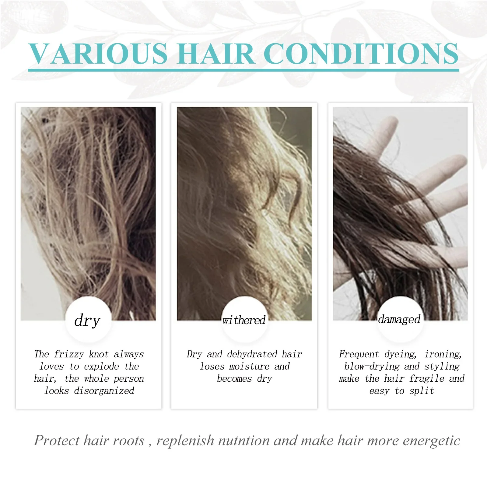 Hair Straightening Cream Protein Correcting Repair Damage Curly Hair Nourishing Smoothing Silk Gloss Keratin Treatment Care