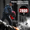 Electric Drill Demolition Hammer Gasoline Pickaxe Electric Concrete Percussion Hammer Rock Drilling Machine tree digger 2