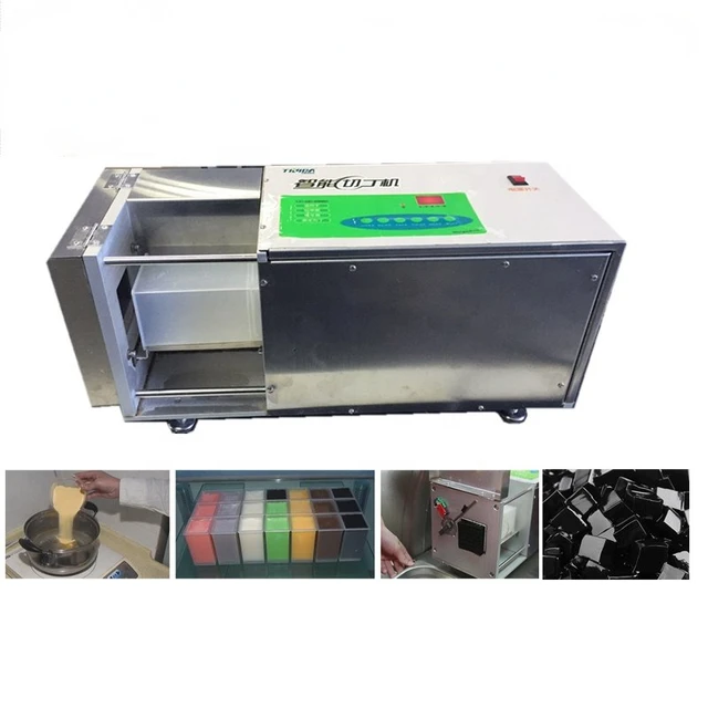 젤리와 푸딩를 위한 완벽한 솔루션: 다목적 두부 푸딩 콩 젤리 스트립 다이 서 커터 커팅 머신