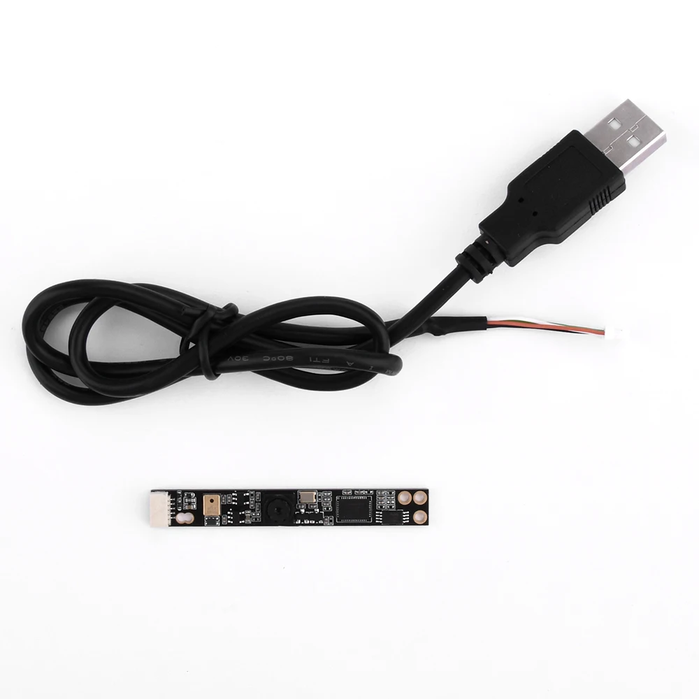 1PCS 1600*1200 30FPS USB 무료 드라이버 카메라 모듈 GC02M1 2M 70도 고정 초점 조정 가능한 카메라 모듈 지원 마이크