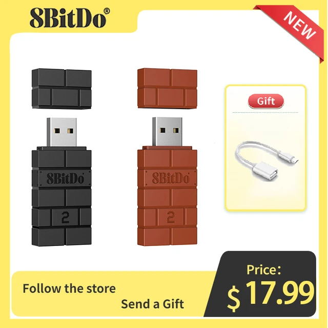 8BitDo USB Wireless Bluetooth Adapter 2 Receiver for Nintendo Switch PS1  Raspberry Pi Mini PS4 Controller for PS5 Handle - AliExpress