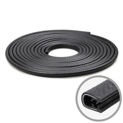 Enhanced Car Door Edge Protection Strip - Anti - Collision Scratch Guard Trim - 10M (Black)