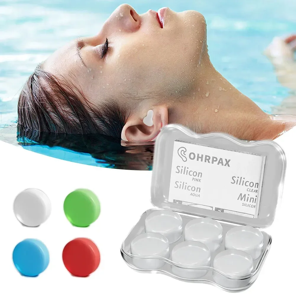 In-Ear Clear Silicone Noise-Reducing Sleep Earplugs
