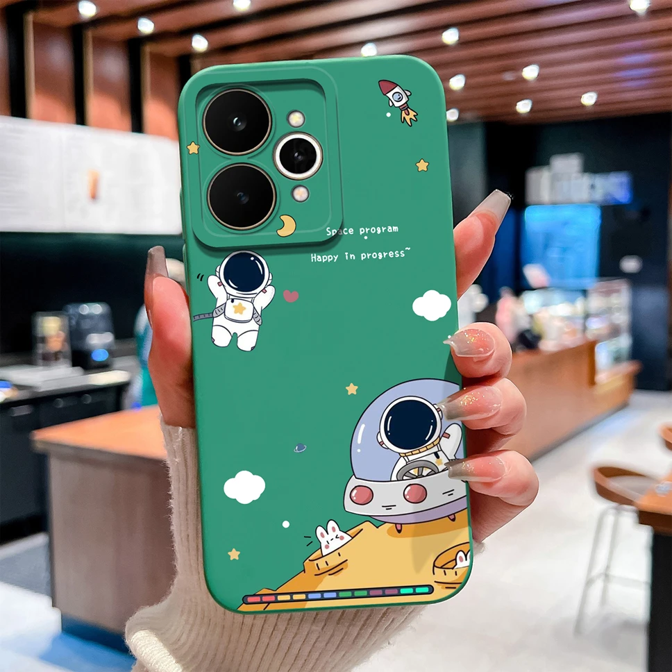 Creative Cartoon Pattern Soft Back Phone Case with Camera Protection - Lightweight Shell