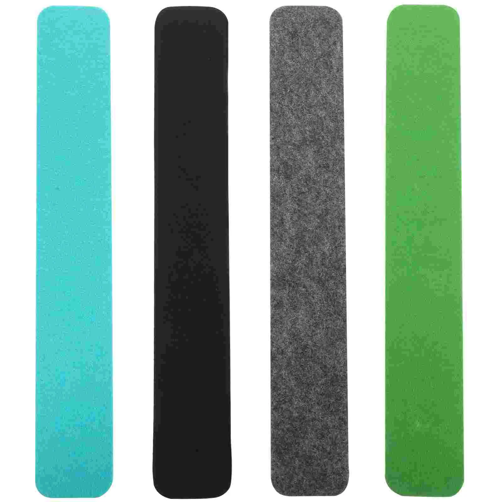 

4 Pcs Fall Bulletin Board Decorations Felt Boards for Walls Pin Strip Cork Strips Bar Memo Office