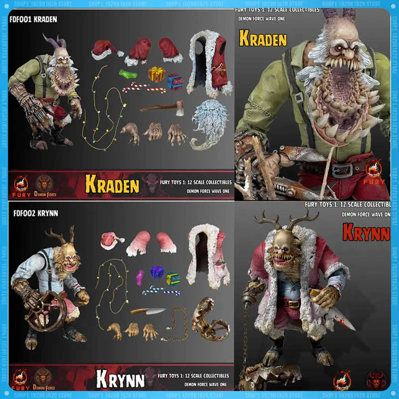 

Fury Toy Action Figure Demon Force Wave 1 Kraden Krynn Two Brothers Anime Movie Action Figure Model Ornament Collection Toy Gift