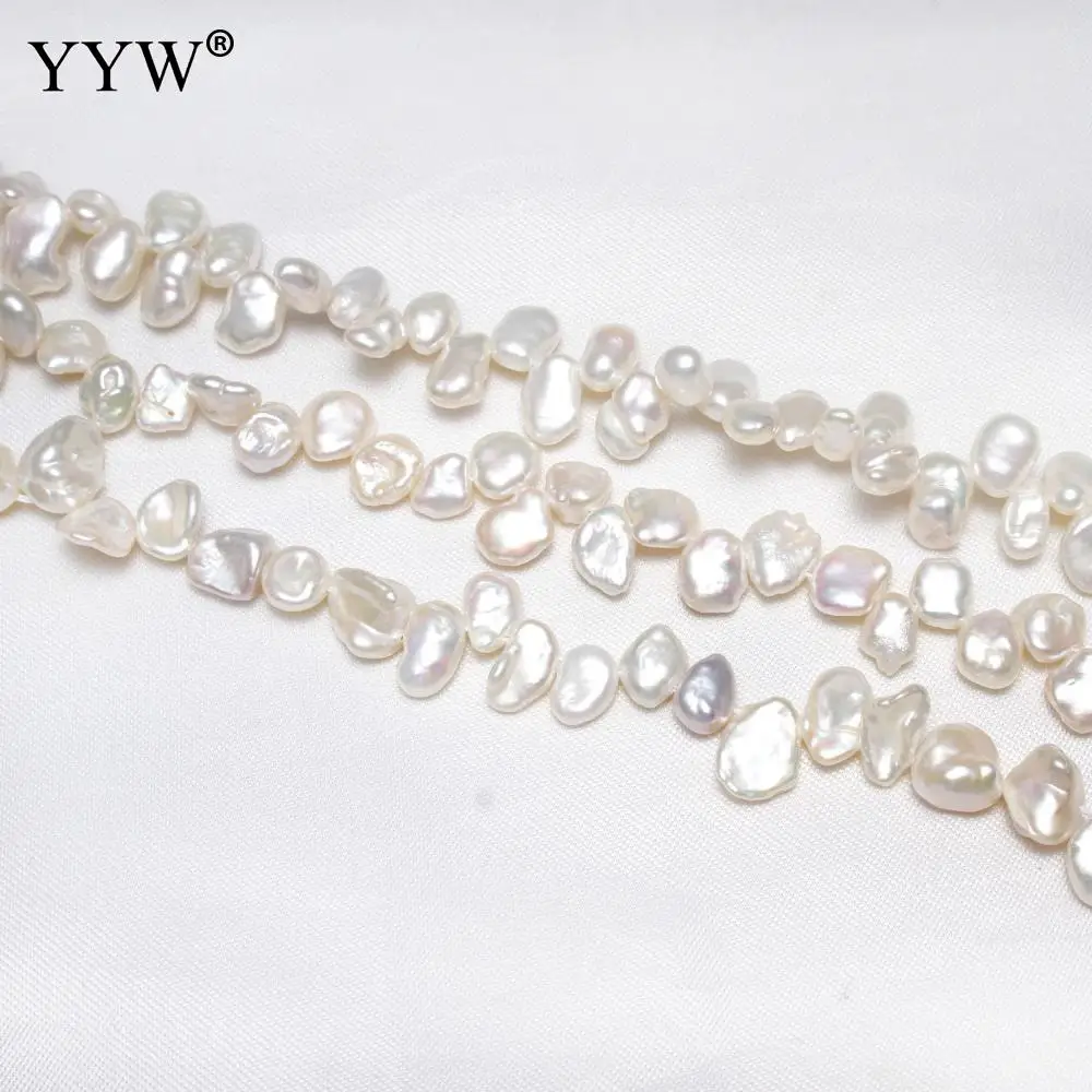 Cultured Freshwater Pearl Beads Natural 5-10mm White Color Baroque Freshwater Pearl for Jewelry Making Diy Bracelet Necklace