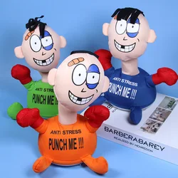 Jouet en peluche électrique Punch Me souffre, anti stress, poupée qui hurle, Fidget, drôle 