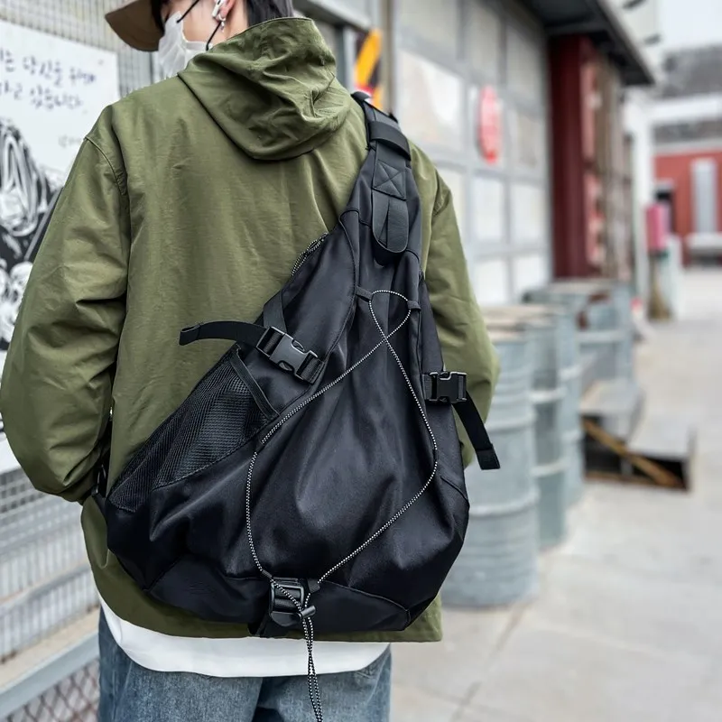Men's Bag Large Capacity Student Personality Shoulder Bag