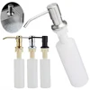 Kitchen Sink Soap Dispenser Brushed Soap Bottle Bathroom Manually Press Soap Bottle Kitchen Accessories 300ML 1