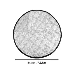 Premium UV - Blocking Car Steering Wheel Sun Shade Protector - 44CM Universal Sun Visor Cover to Prevent Aging (Diamond silver)