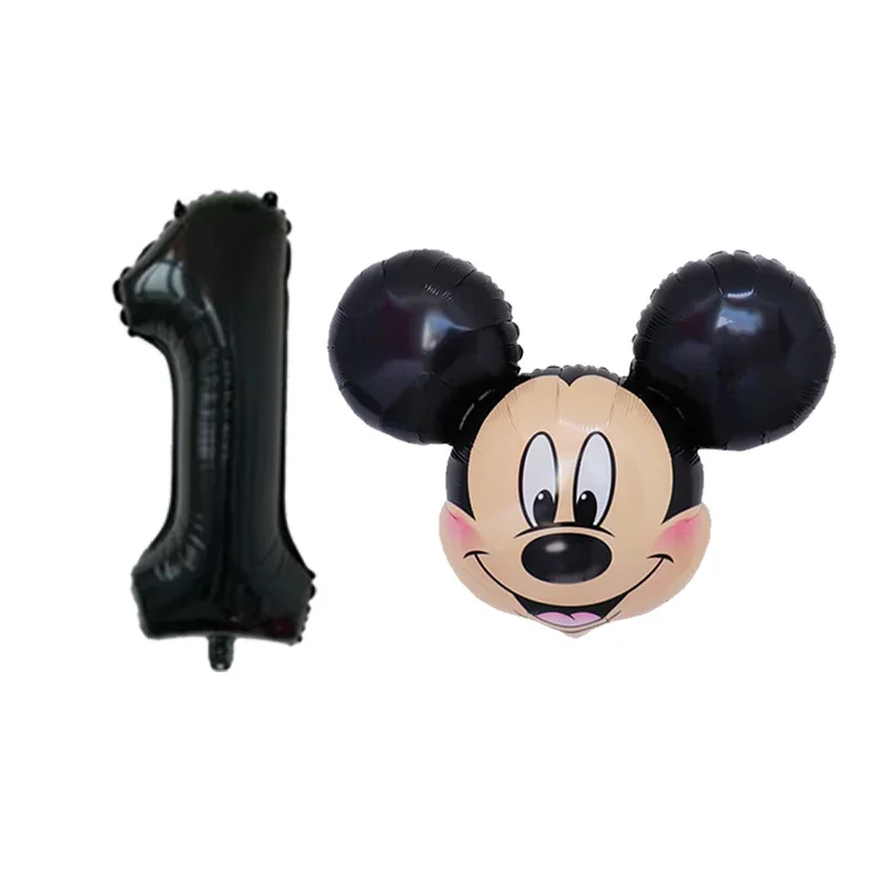 Mickey Minnie Mouse Balloon Happy Mickey Birthday Party Decorations Baby Shower Foil Balloons Cartoon Kids Toy Globos