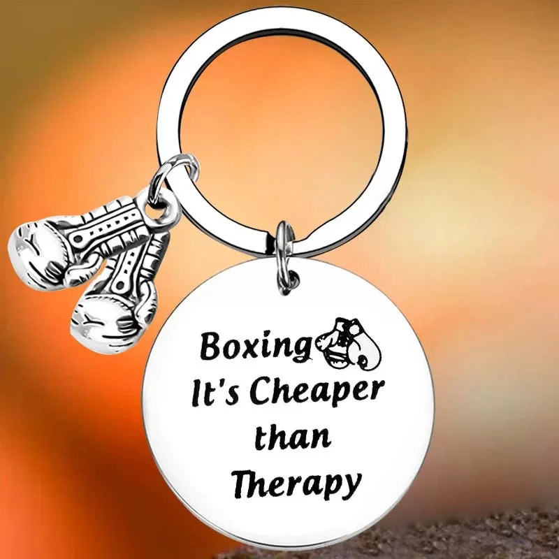 

Hot Boxing Gift Key Chain Ring Boxing Glove keychains pendant Sports Gift Boxer Gift