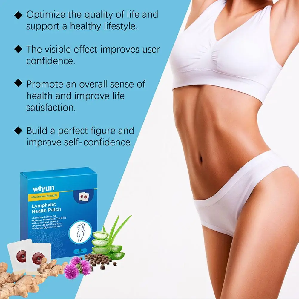 10pcs Natural Herbal Slimming Patches Fat Burner Cellulite Removal Weight Loss Body Firming Shaping Body Health Care Products