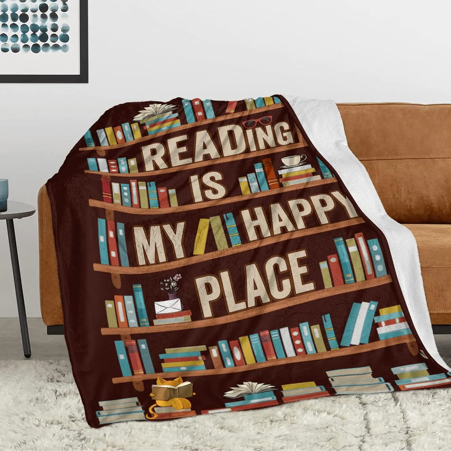 Book Lovers Gifts Blanket Amantes del libro Mantas Throw Book Club for Reading Lover Bookish Literary Gift Ideas Bookworm Gifts 3