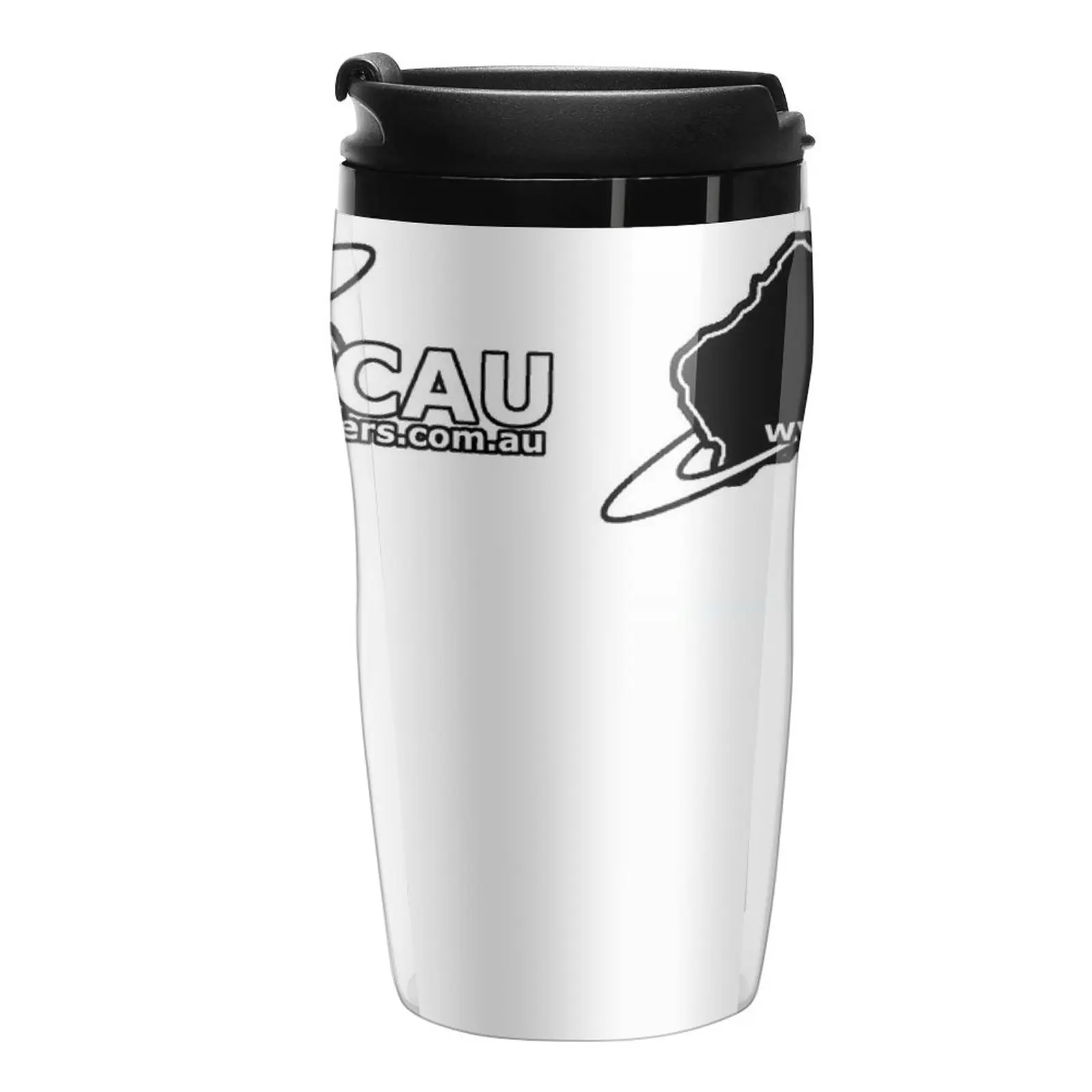 

New OCAU White Logo - Double Travel Coffee Mug Butterfly Cup Luxury Coffee Cups Coffee Cup To Go Coffee Cup Heat Preservation