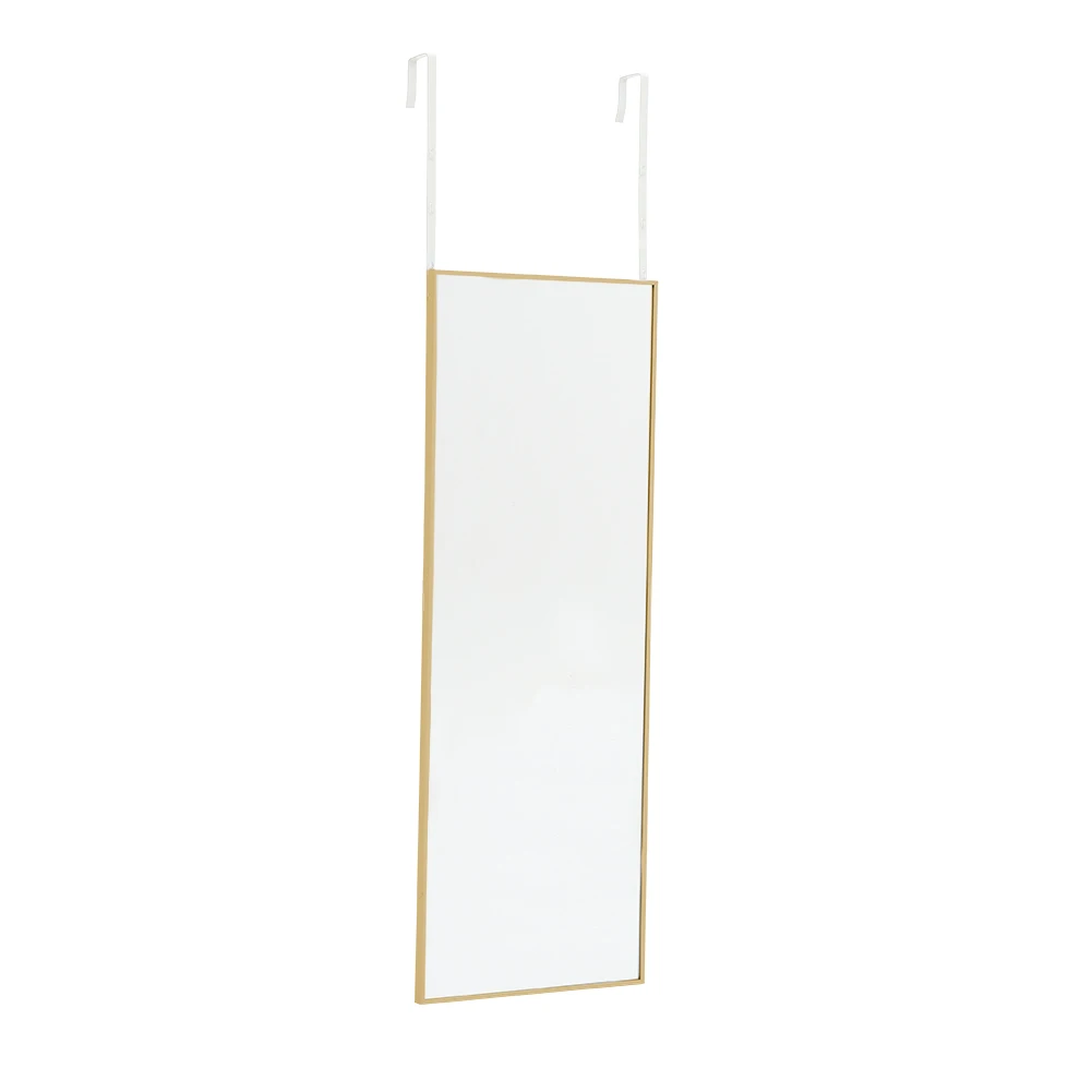 Metal frame right angle full length mirror, door hanging full length mirror vanity mirror wall mirror, 28cmWx118cmH