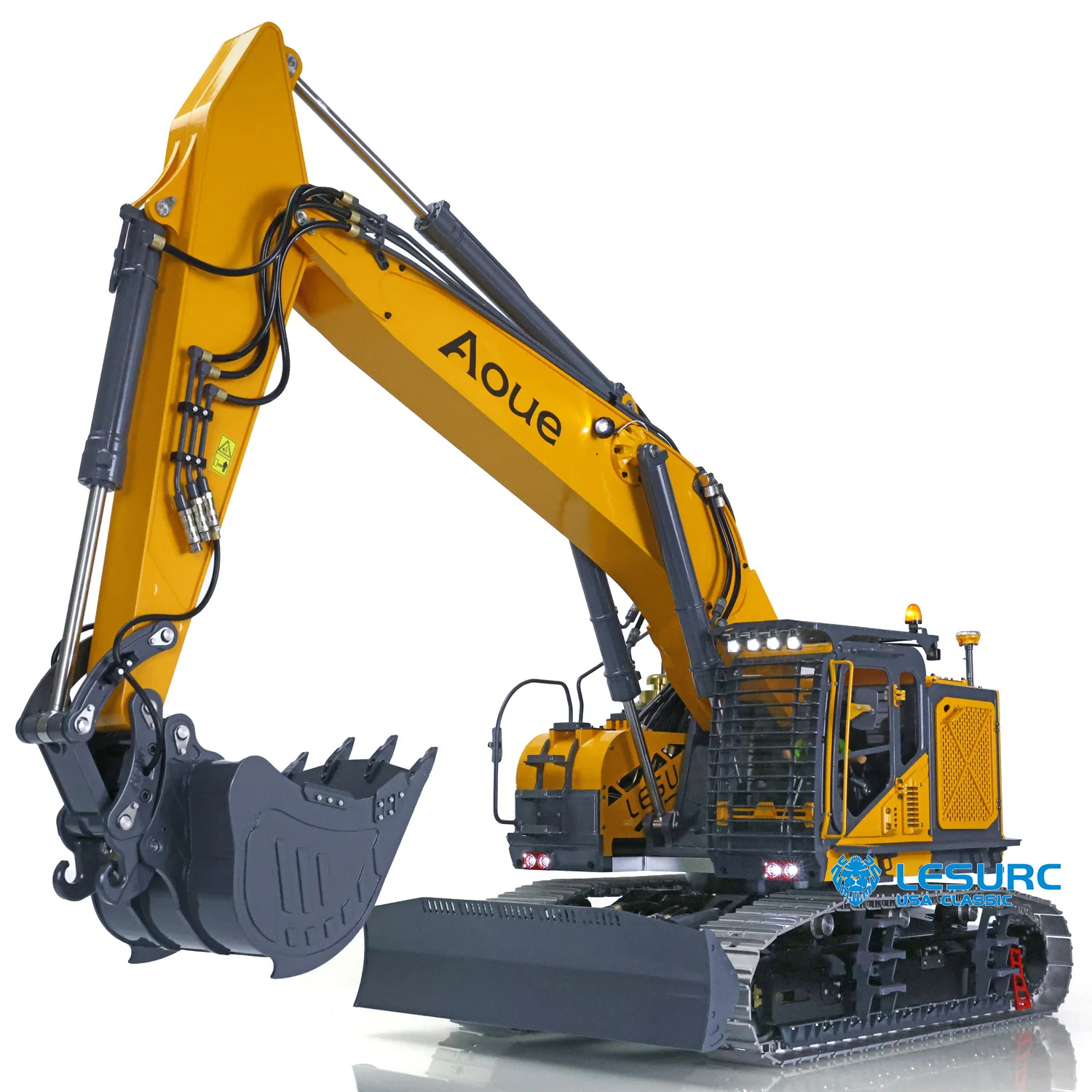 S9bdba6e5727b4007ae127bf51913c0348 LESU 1/14 Aoue ET35 metalowa koparka koparka RC hydrauliczna Model zawór pompy gąsienic zabawki dla chłopców zabawki ciężka maszyna RC