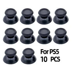 Premium Thumbsticks Grip Kit for Controller Repair and Enhancement (Black)