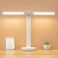 LED Desk Lamp 3 Levels Dimmable Touch Night Light USB Rechargeable Eye Protection Foldable Table Lamp For Bedroom Bedside Readin 1