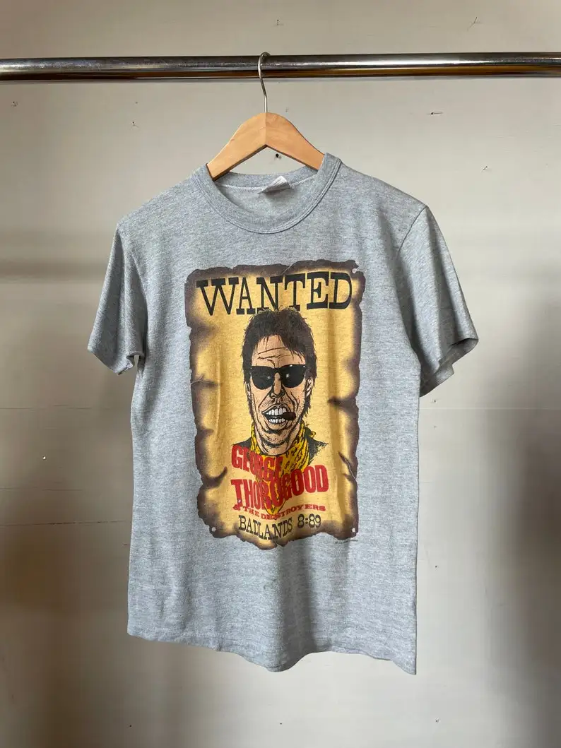 T-Shirt Piccola/1980S George Thorogood Badlands Tour