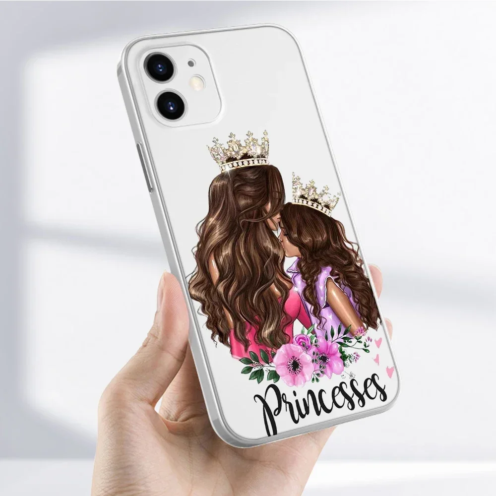 Super Mom MaMa Soft Transparent Phone Case Cover