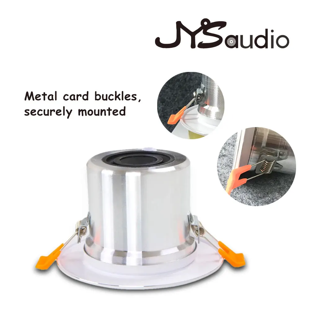 Ceiling Speaker 12W HiFi Stereo Loudspeaker Home Theater Sound System Public Address Background Audio Bathroom Restaurant
