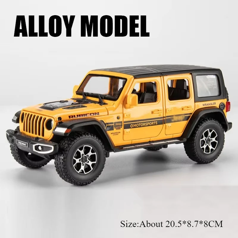 Diecast Wrangler Rubicon with Sound and Light Features