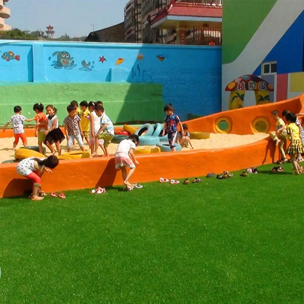 Artificial Lawn, Plastic Lawn Balcony Mock Turf Kindergarten Artificial Lawn Simulation Carpet Outdoor, Anti-aging